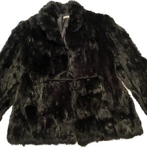 100% Rabbit fur coat. In great condition.